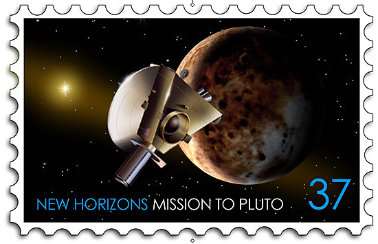 JUNO, Jupiteris, Saturnas new horizons stamp