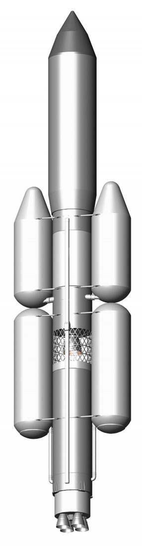 Angara, Energija, Sojuz, Proton Angaros kurimas2