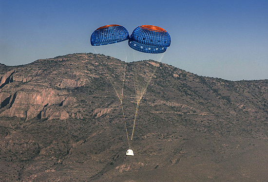 Blue Origin New Shepard landing
