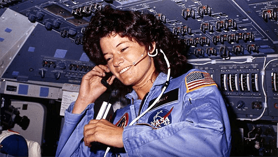 Sally Ride moterys kosmose