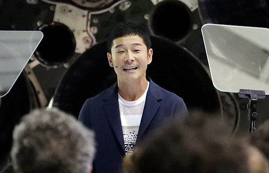 SpaceX, Elon Musk, Mėnulis, BFR, Yusaku Maezawa