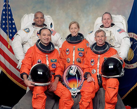 Kosmosas, skrydžiai, pavojai, Liberty Bell 7, LucaPermitano, Mir, STS-98_Atlantis, STS-98_crew
