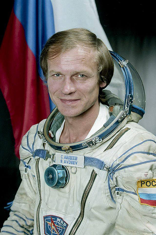 Sergej, Avdejev, kosmonautas, susitikimas
