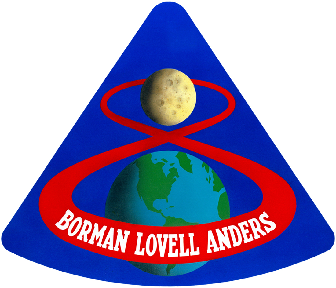 Logo, Apollo 8 NASA, Borman, Anders, Lovell