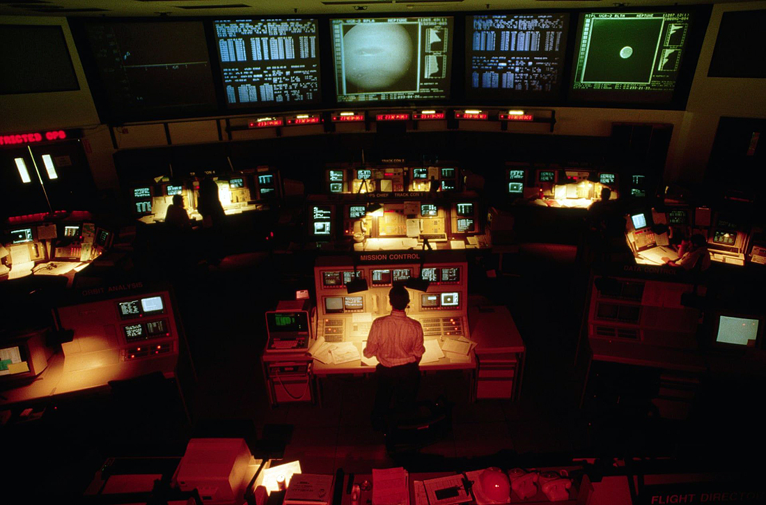 Voyager Control Center at Pasadena
