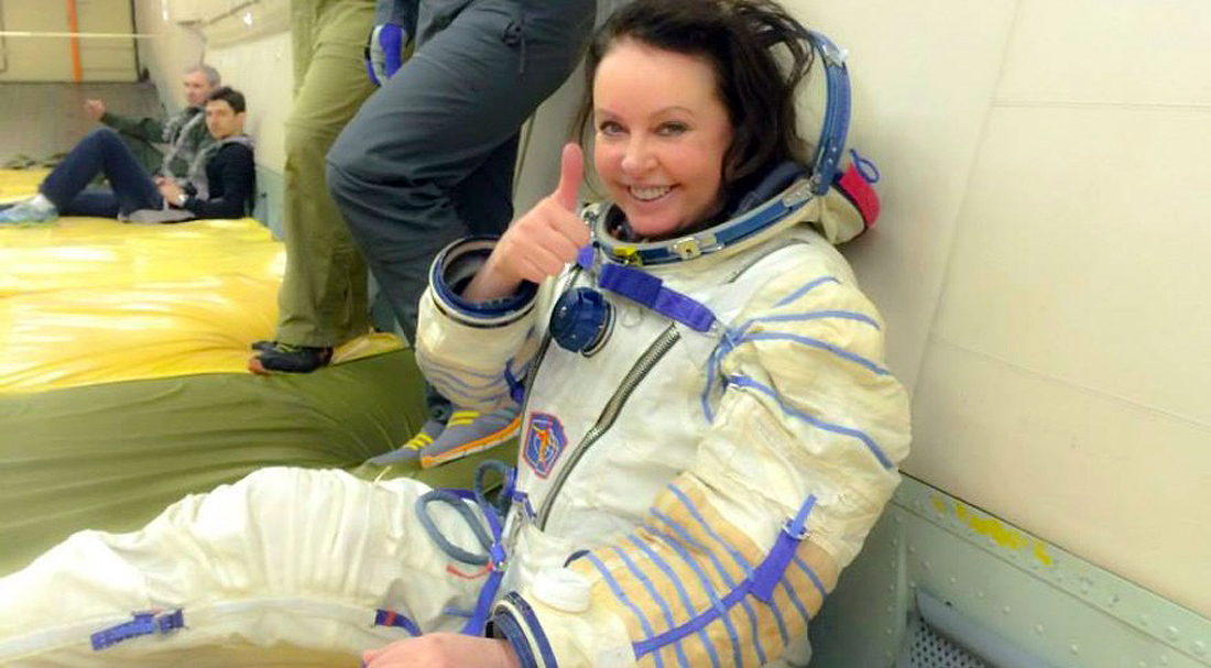 Space tourist Sarah Brightman-training, Space Adventures, SpaceX, Crew Dragon