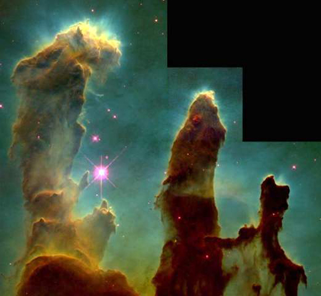 teleskopai HubbleNebulaM16