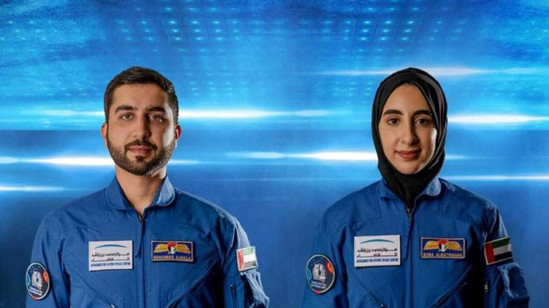 Mohammed AlMulla ir Nora AlMatrooshi - UAE astronauts