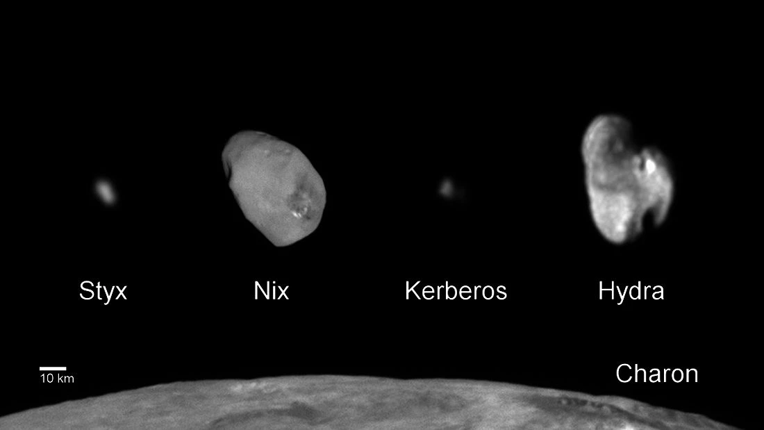Vandenynai Pluto moons family Vandenynai Pluto moons family
