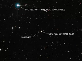 gamta virselis quasar-j0529-4351