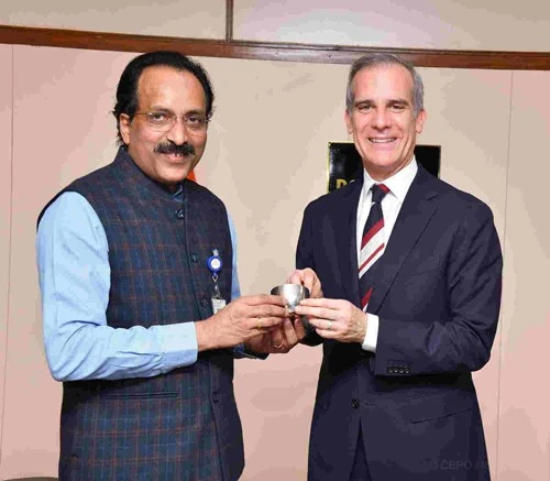 ISRO Garcetti-x-Somanath-1 virselis