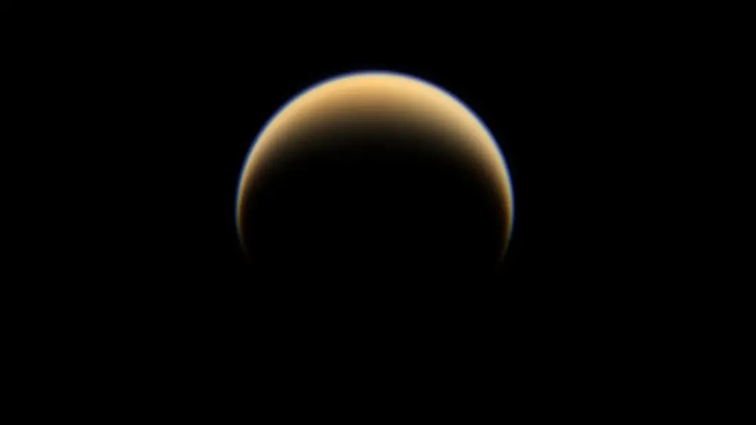 Titan on Saturn Titan on Saturn